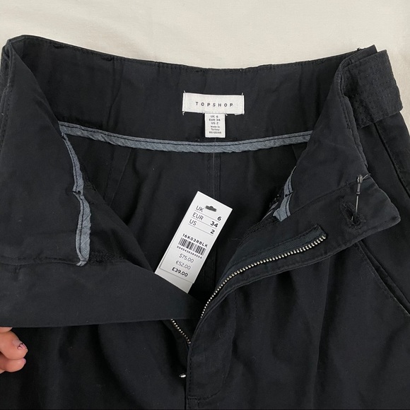 TOPSHOP D-RING UTILITY TROUSERS - Picture 7 of 11